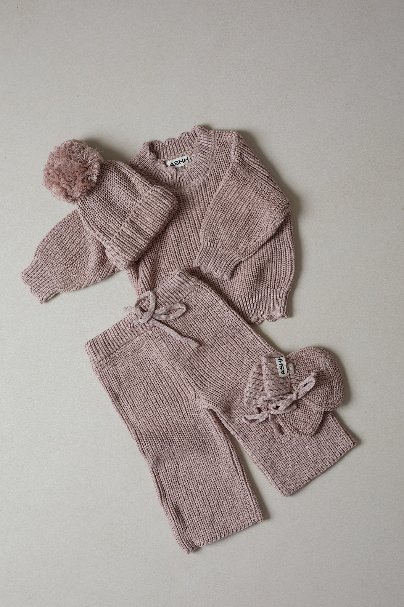 Stormi Wide Leg Knit Pant - Vintage Dusk