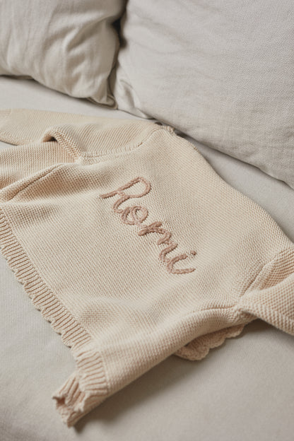 Hand Embroidered Rue Knit Cardigan