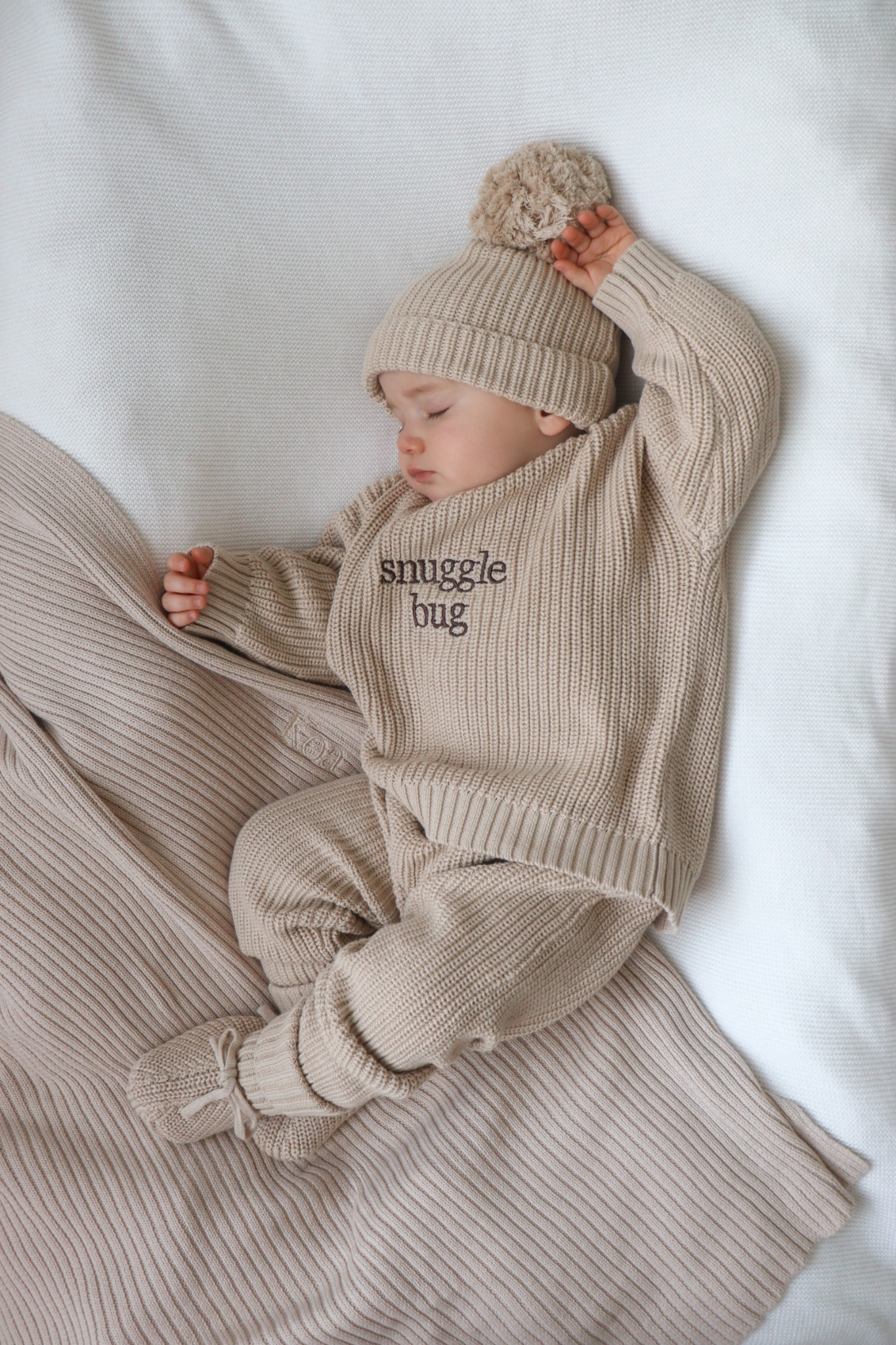 Renn Chunky Knit Pant - Oak