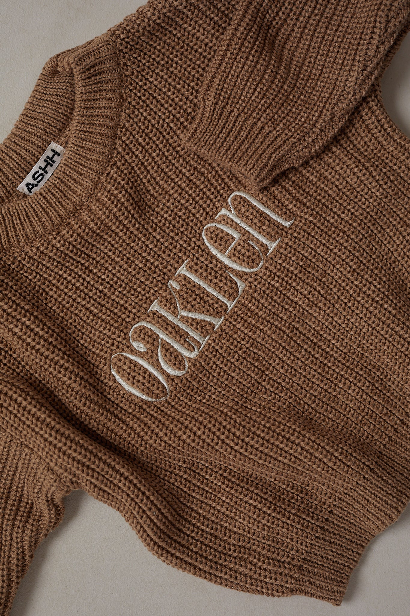 Oversized Knit Sweater - Mocha