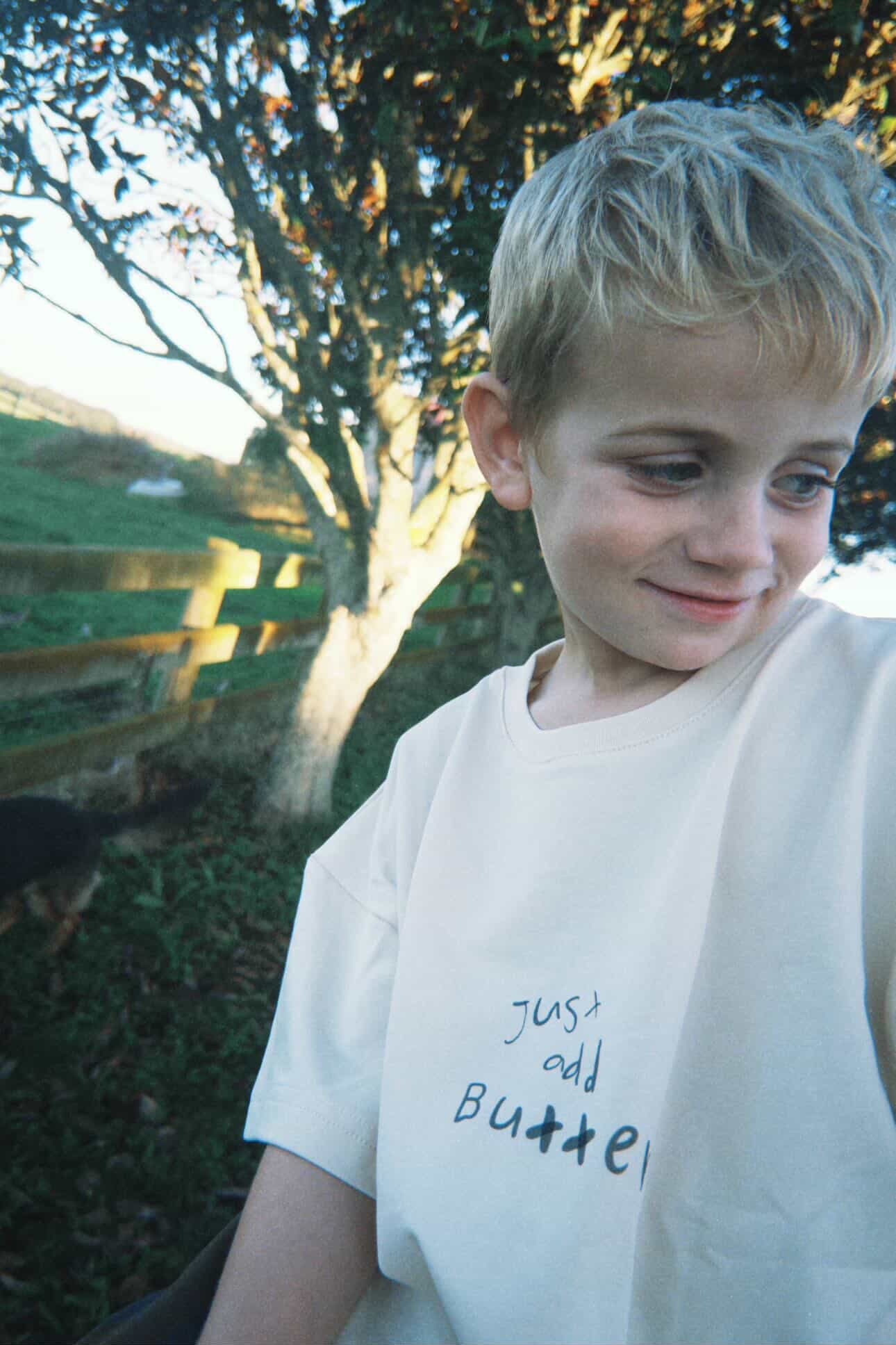 Just Add Butter Boxy Tee - Buttermilk