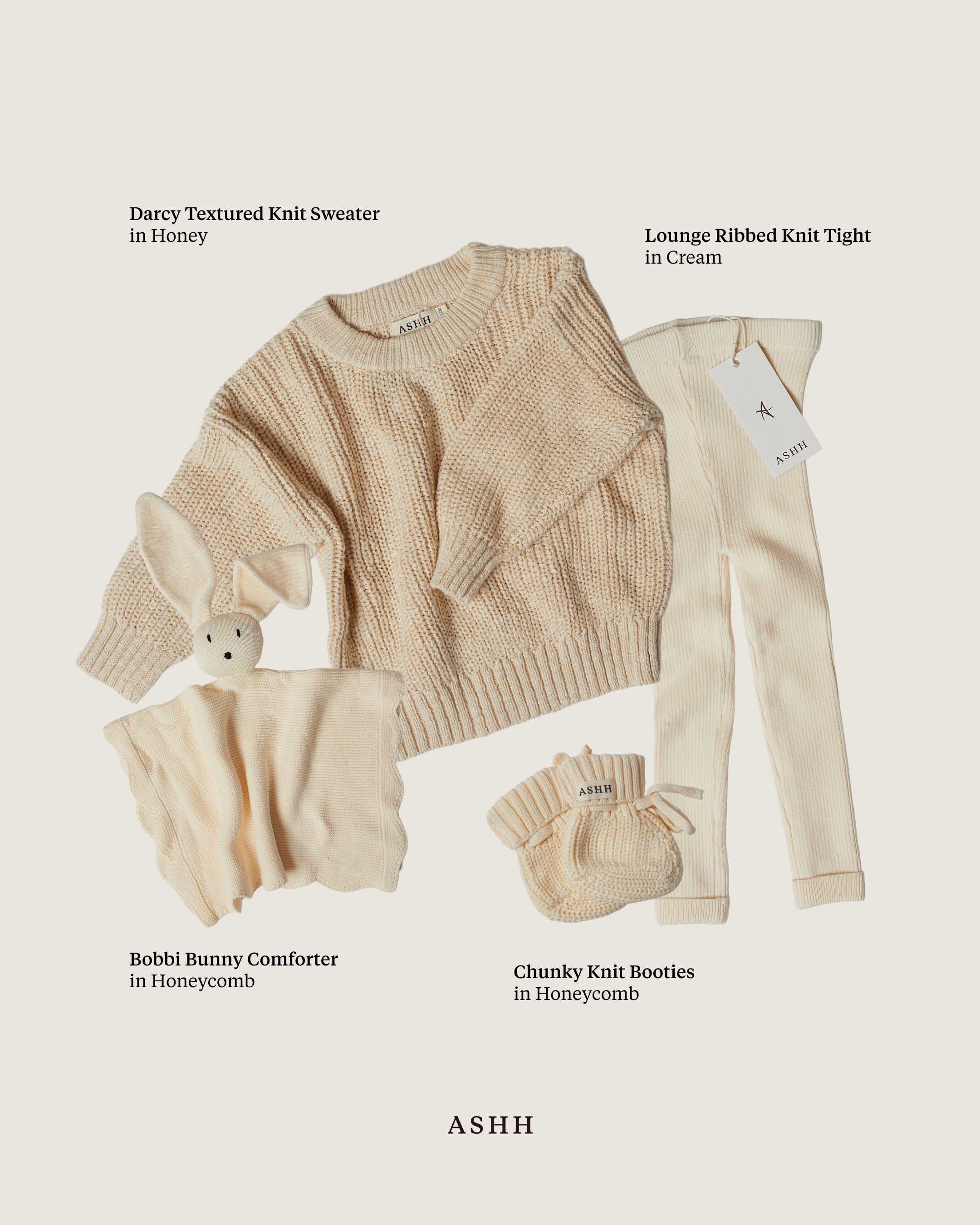Darcy Textured Knit Sweater | Honey