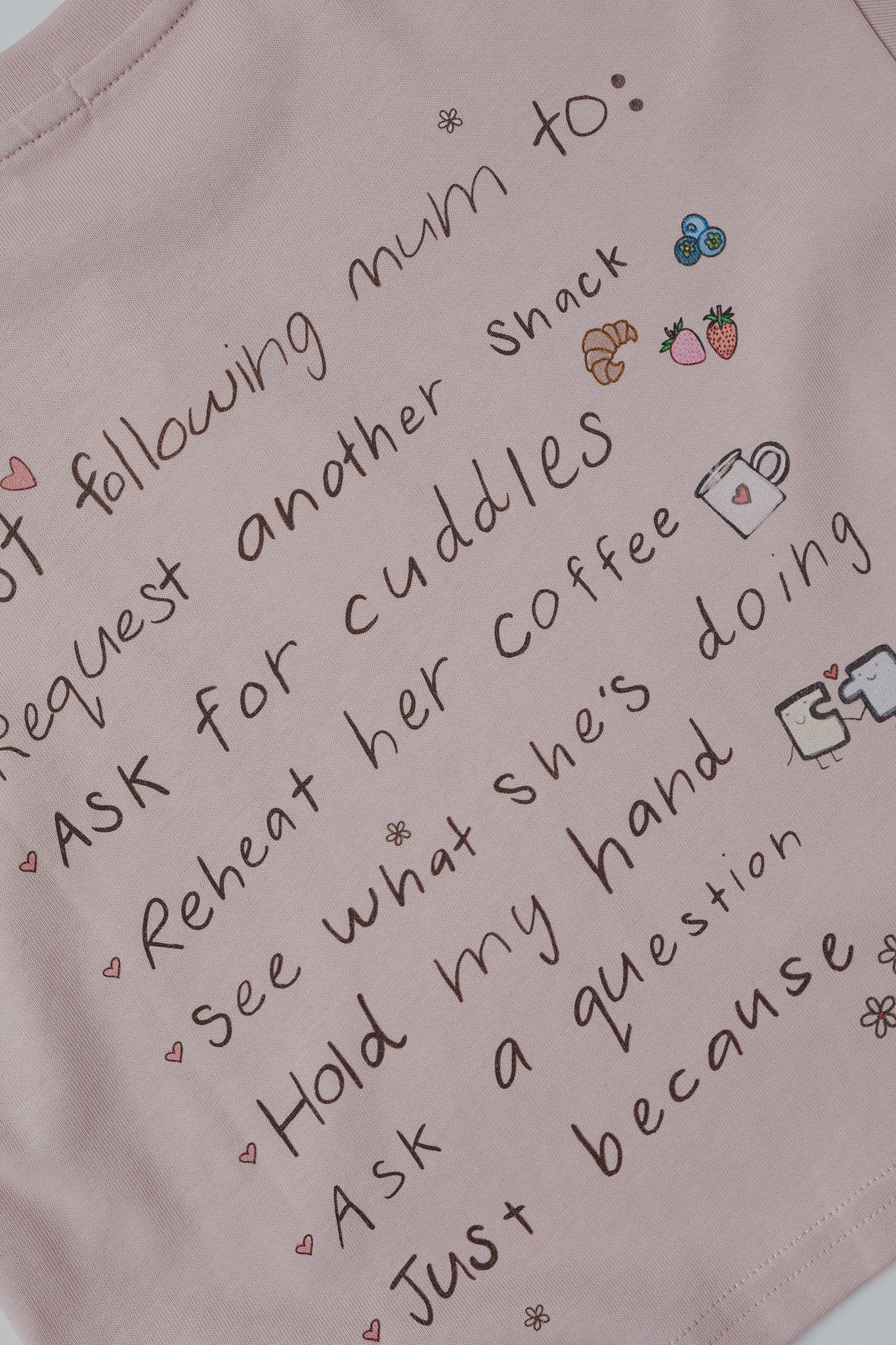 Always Following Mum Boxy Oversized Tee - Heritage Pink