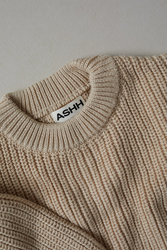 Heritage Knit Sweater - Oak