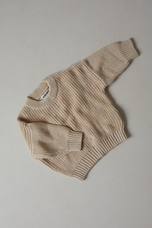 Heritage Knit Sweater - Oak