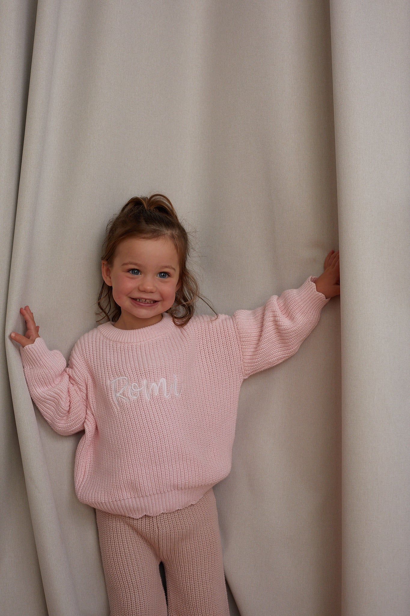 Heritage Knit Sweater - Peony