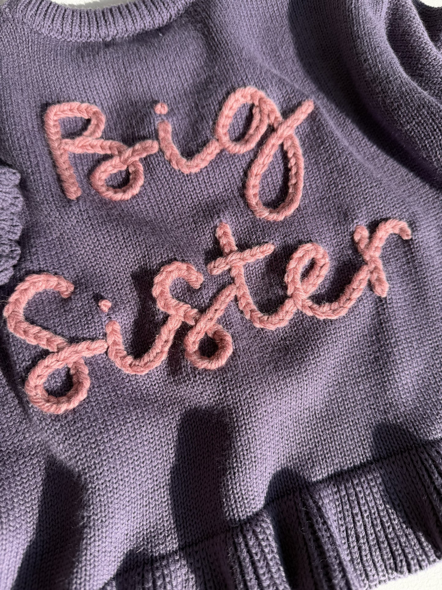 Paysie Frill Sweater - Violet