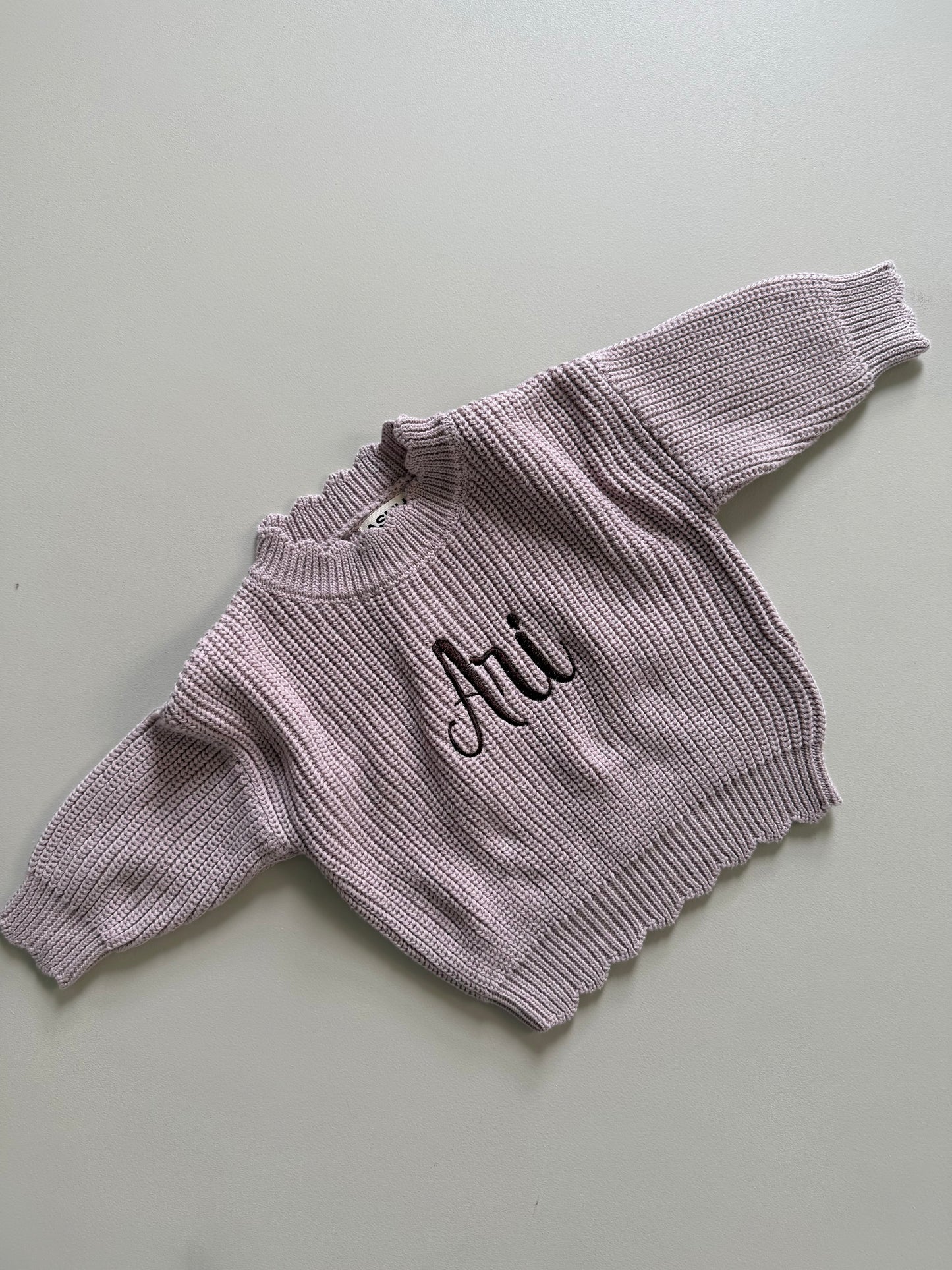 Sunday Knit Sweater - Plum