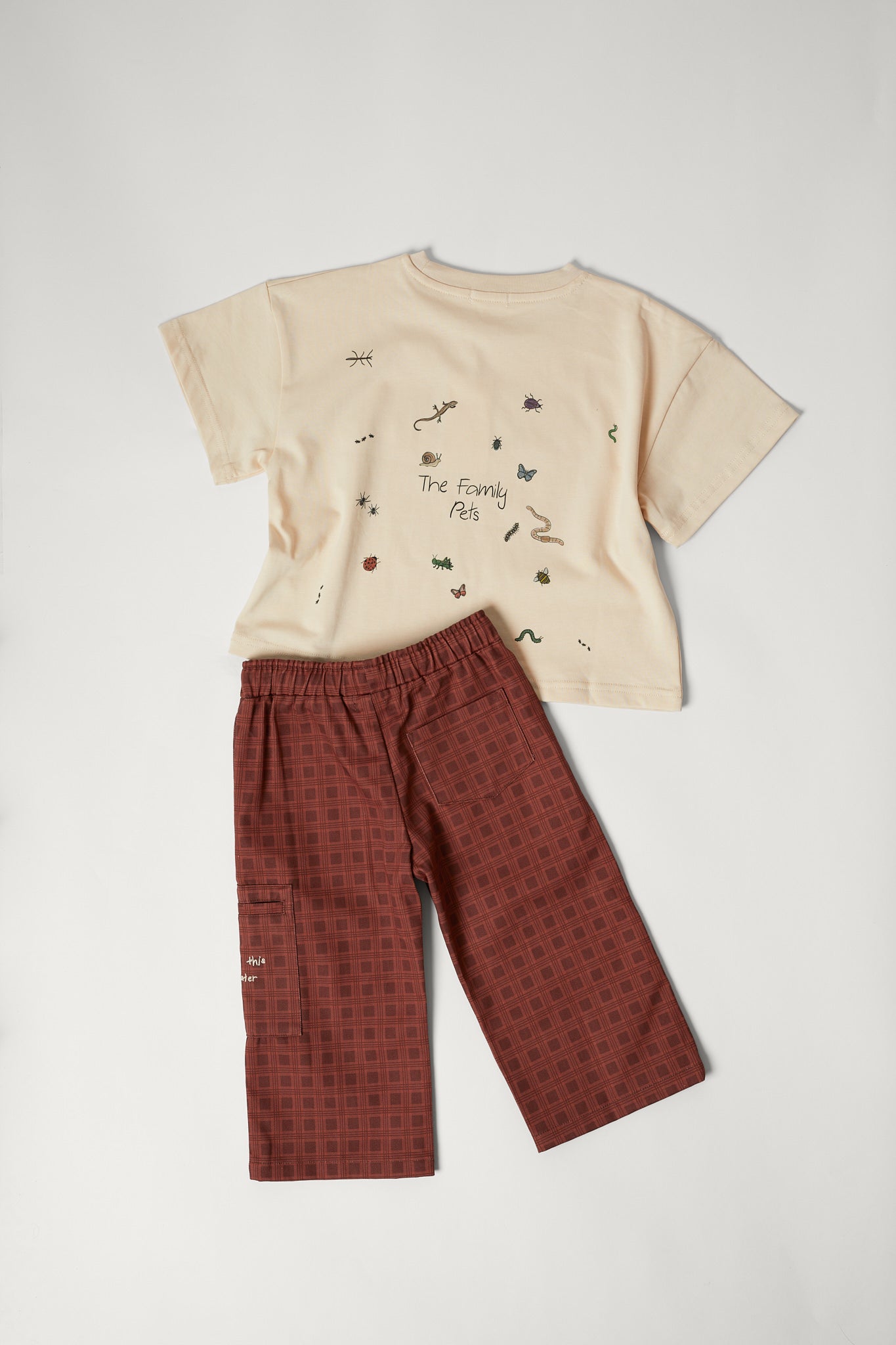 Bug Hunter Boxy Oversized Tee - Buttercream