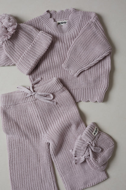Sunday Knit Sweater - Plum