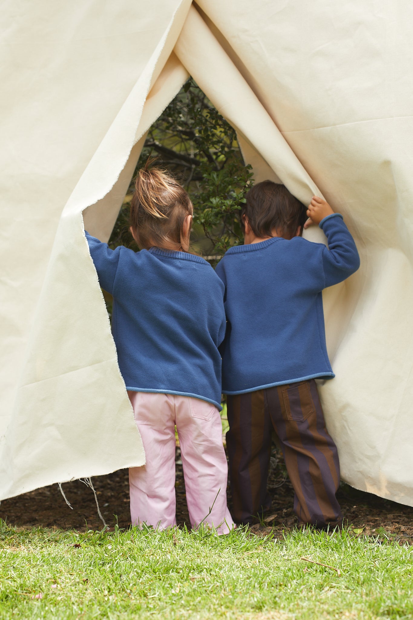 Picnic Pant - Moss Stripe