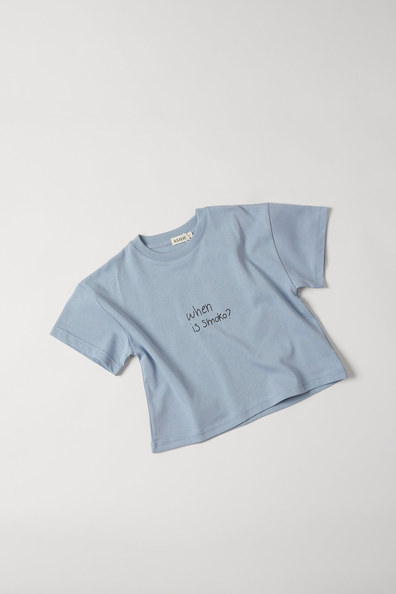 When is Smoko? Boxy Oversized Tee - Heritage Blue