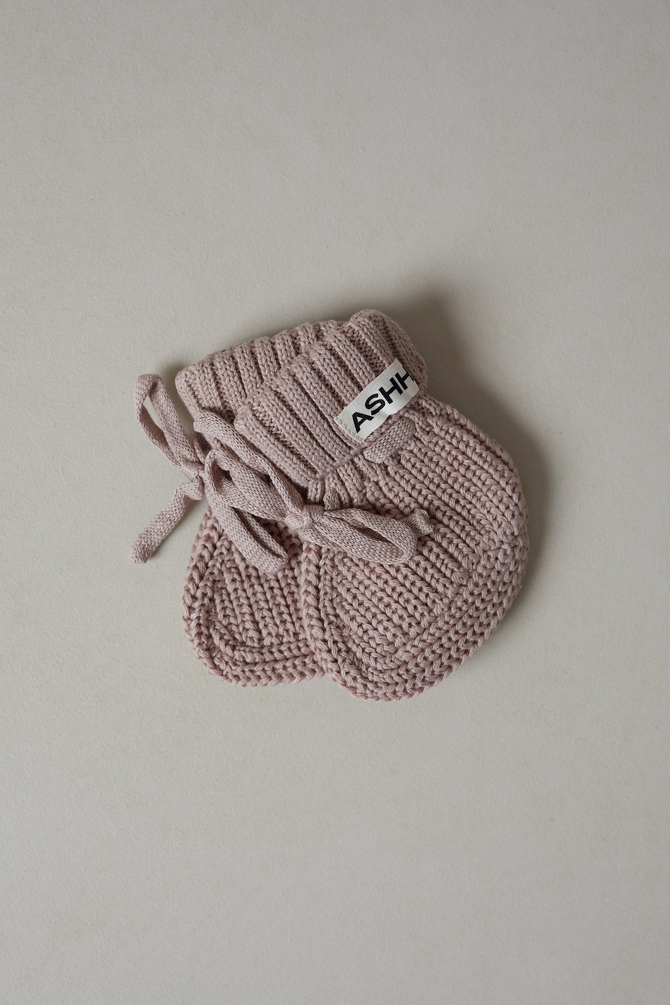 Chunky Knit Booties - Vintage Dusk