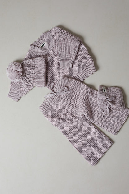 Sunday Knit Sweater - Plum