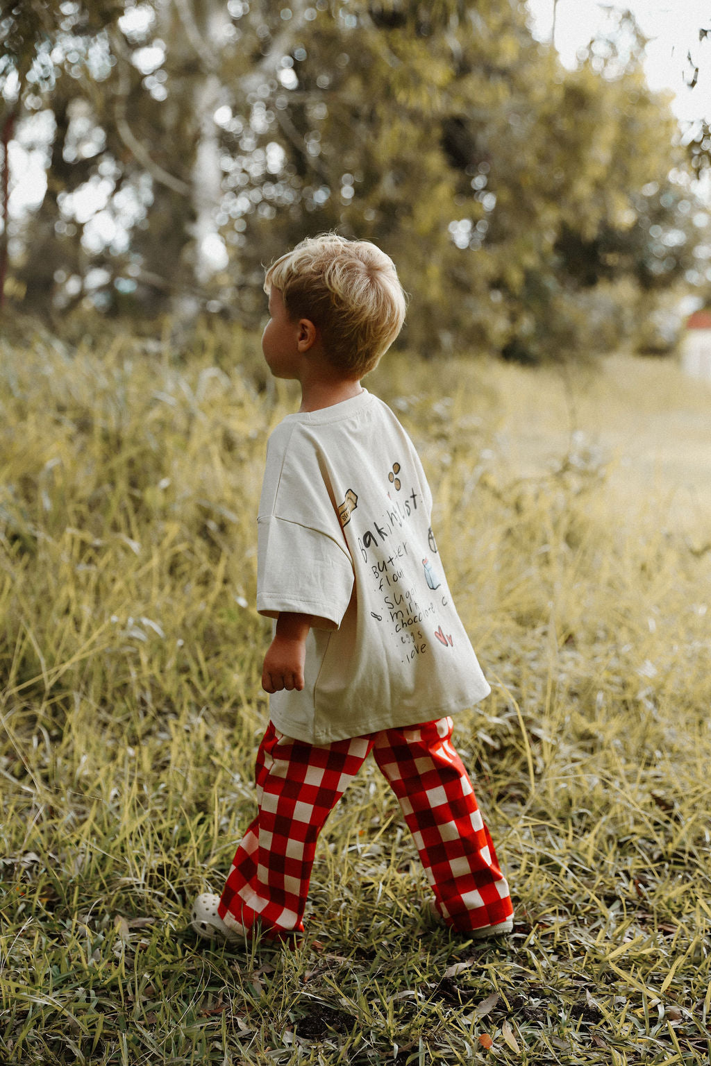 Picnic Pant - Cherry Check