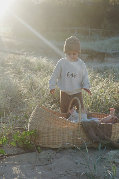 Heritage Knit Sweater - Oat Marle