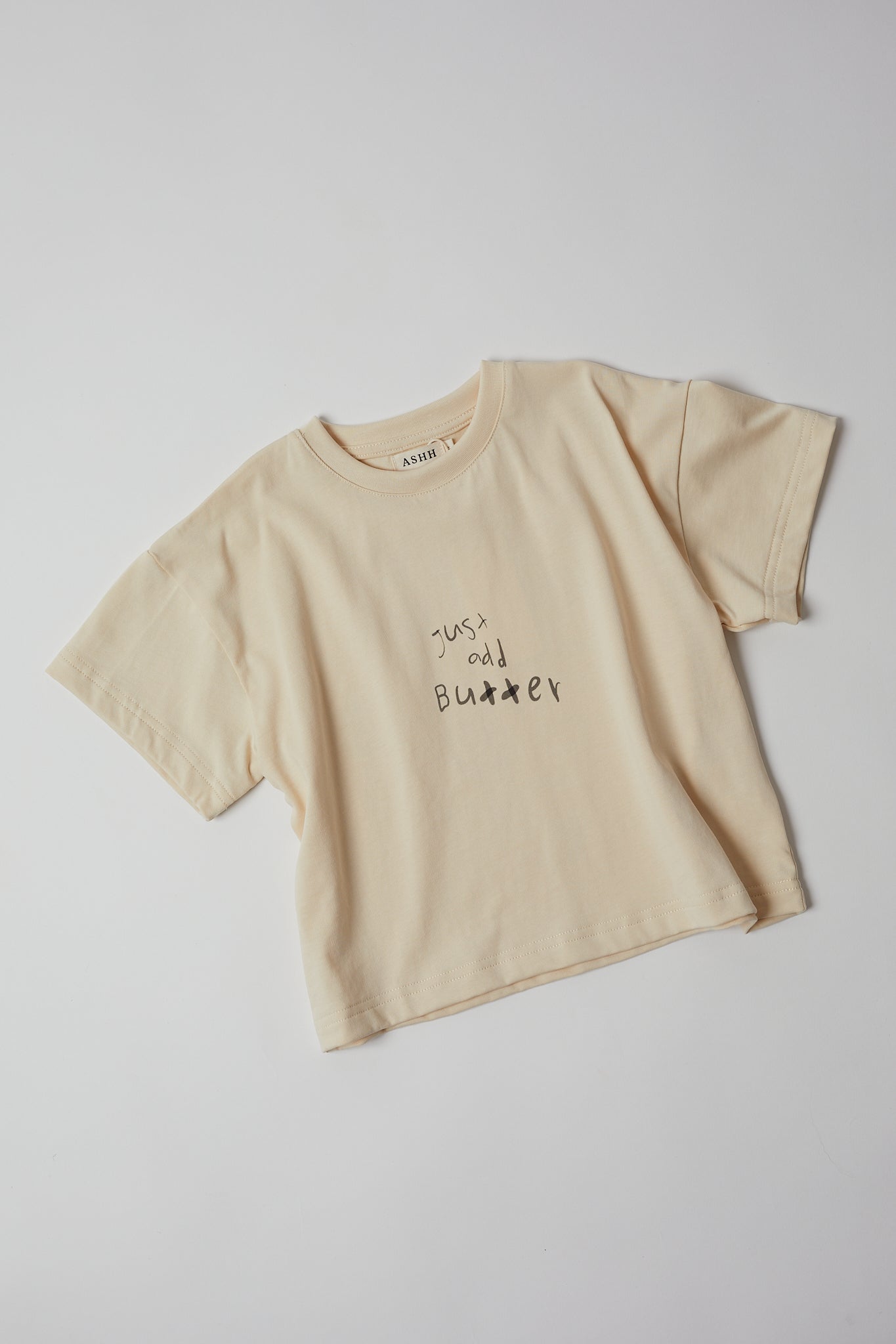 Just Add Butter Boxy Tee - Buttermilk