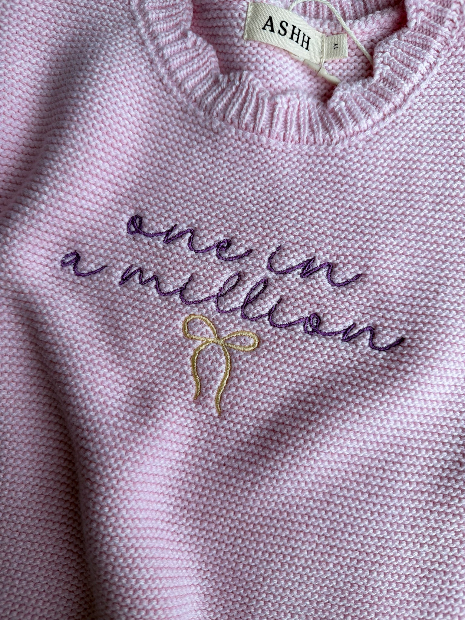Sweetheart Sweater - Ballet Pink