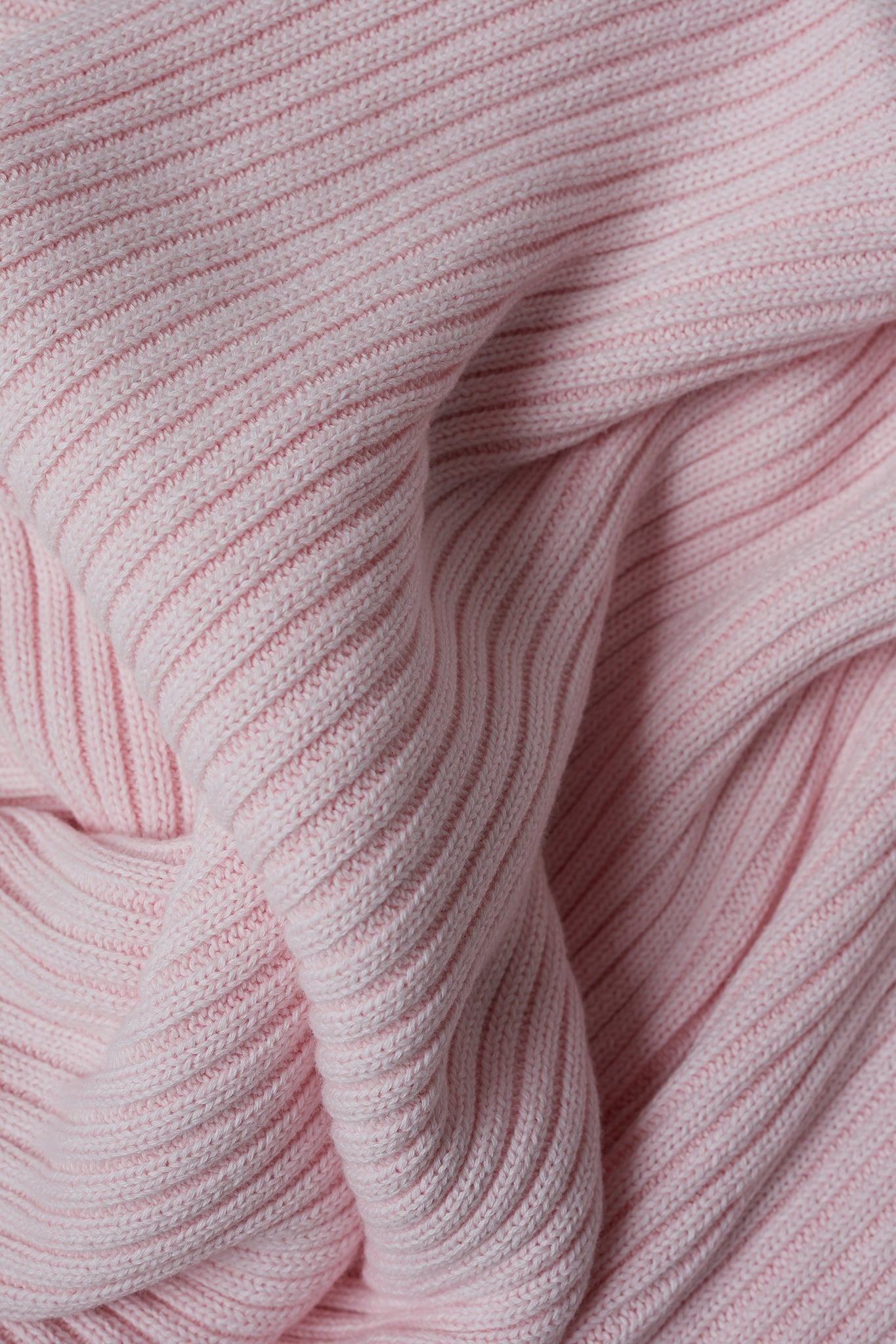 Novella Ribbed Knit Blanket | Peony