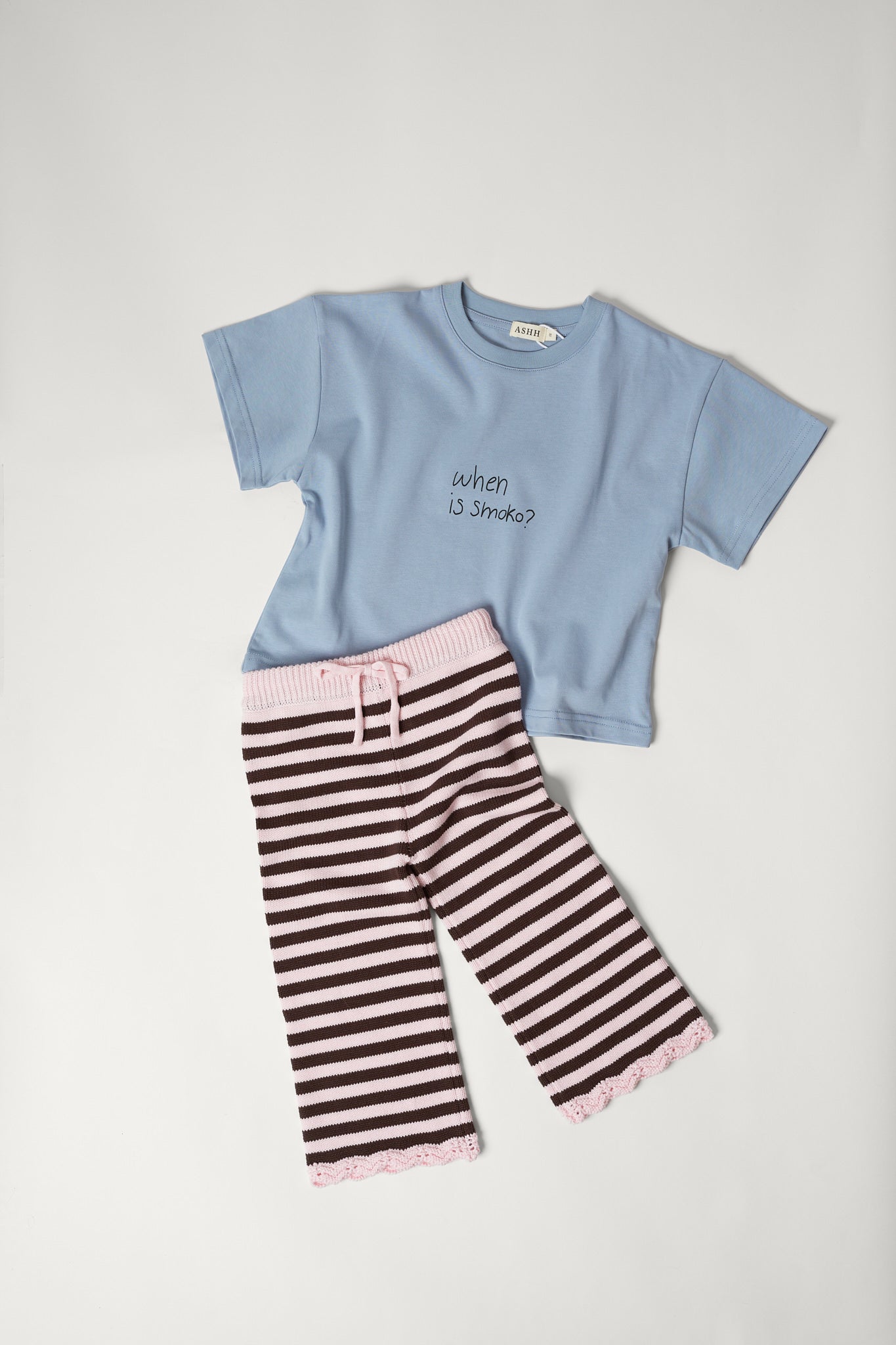 Alice Knit Pant | Pinky Stripe