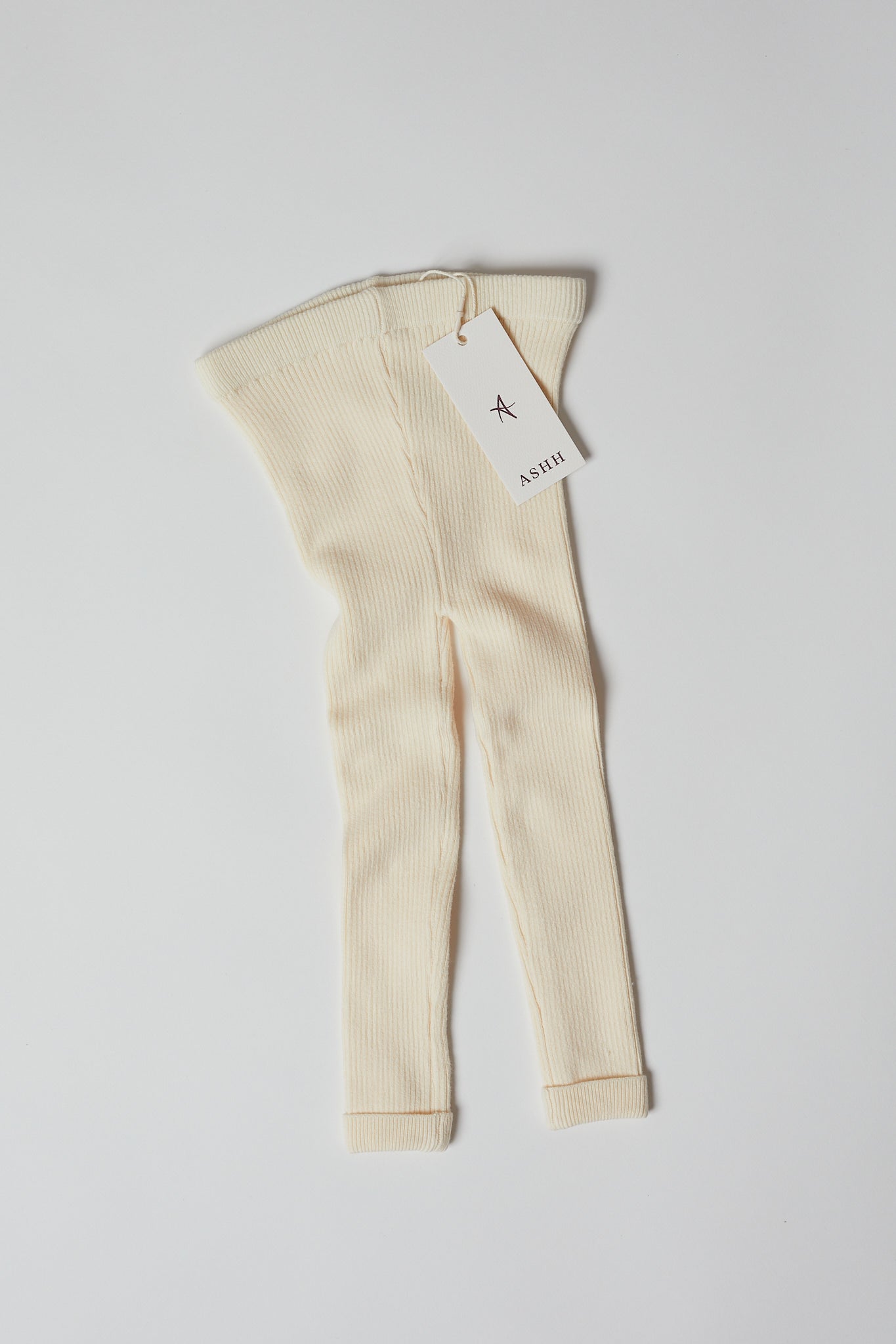 Lounge Ribbed Knit Tight | Cream