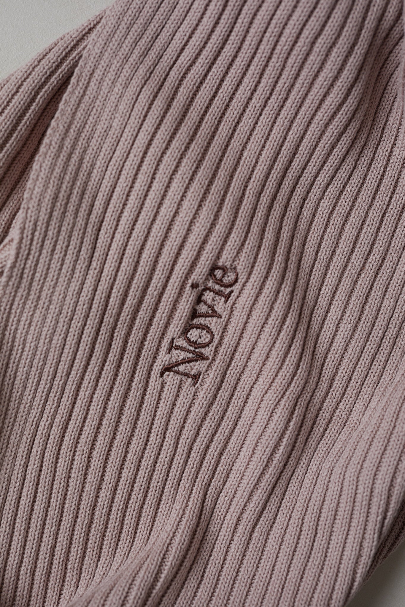 Novella Ribbed Knit Blanket - Vintage Dusk