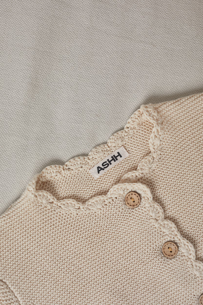 Hand Embroidered Rue Knit Cardigan