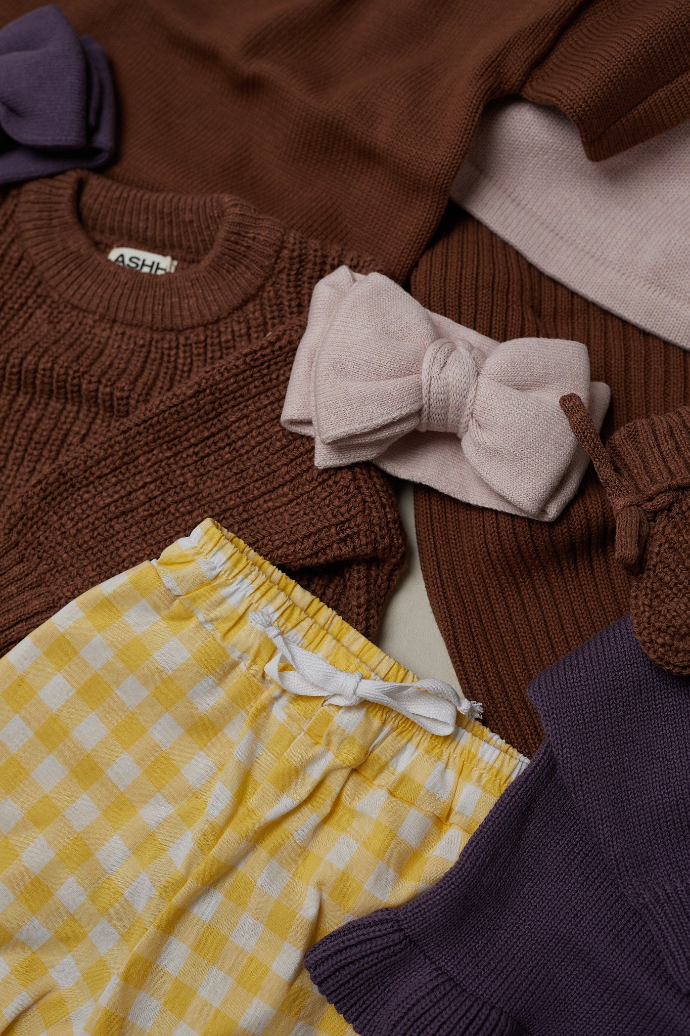 Sweetheart Bow - Fig