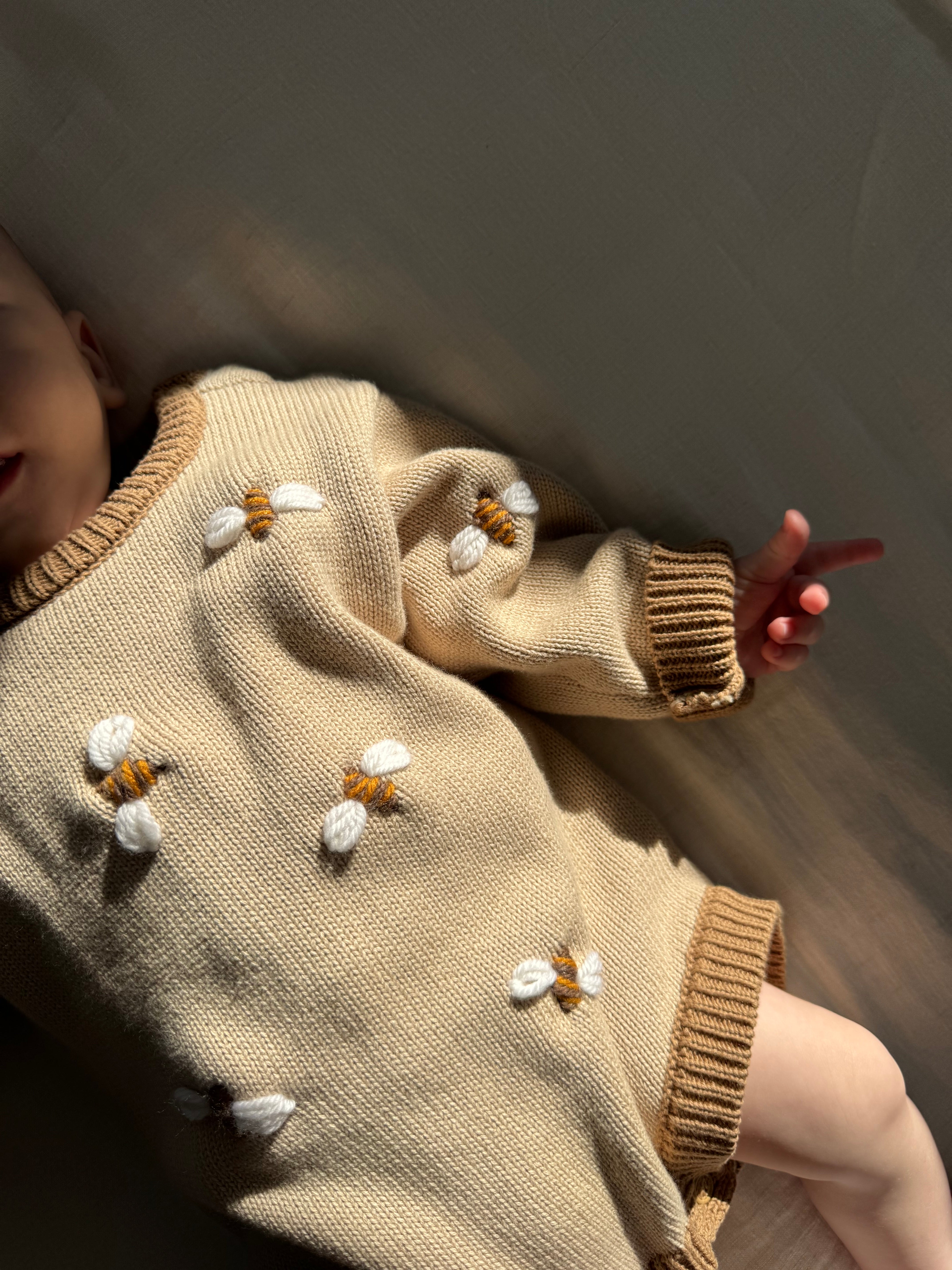 Rowe Flat Knit Romper | Caramel