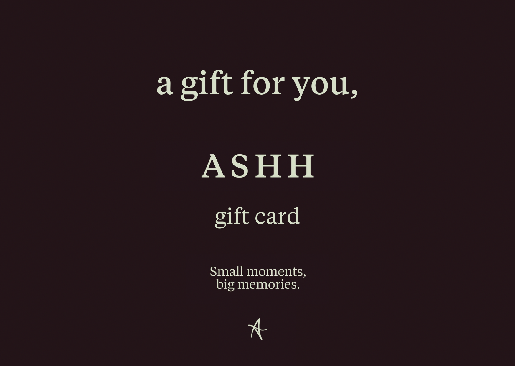 ASHH Gift Card