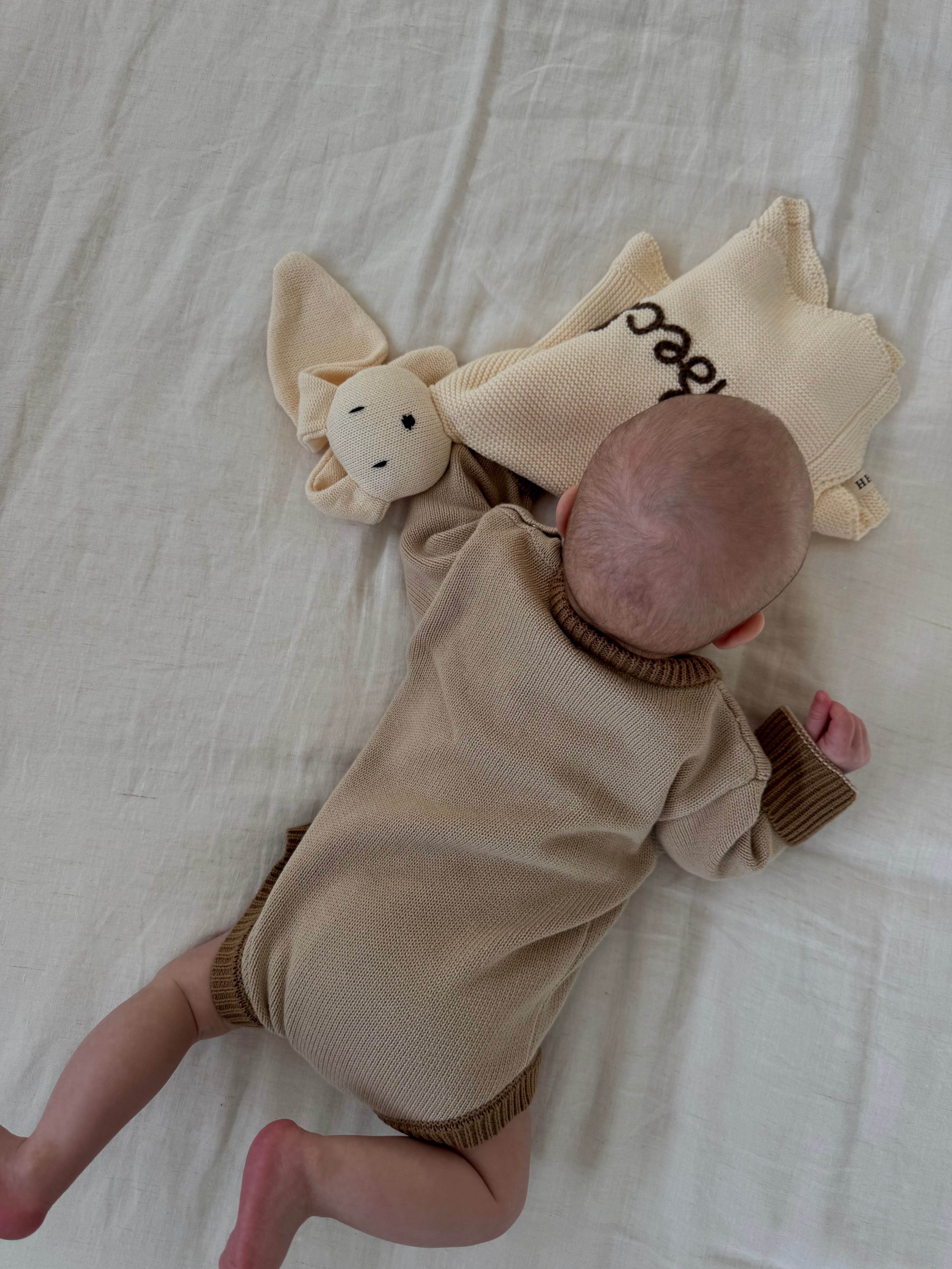 Rowe Flat Knit Romper | Caramel