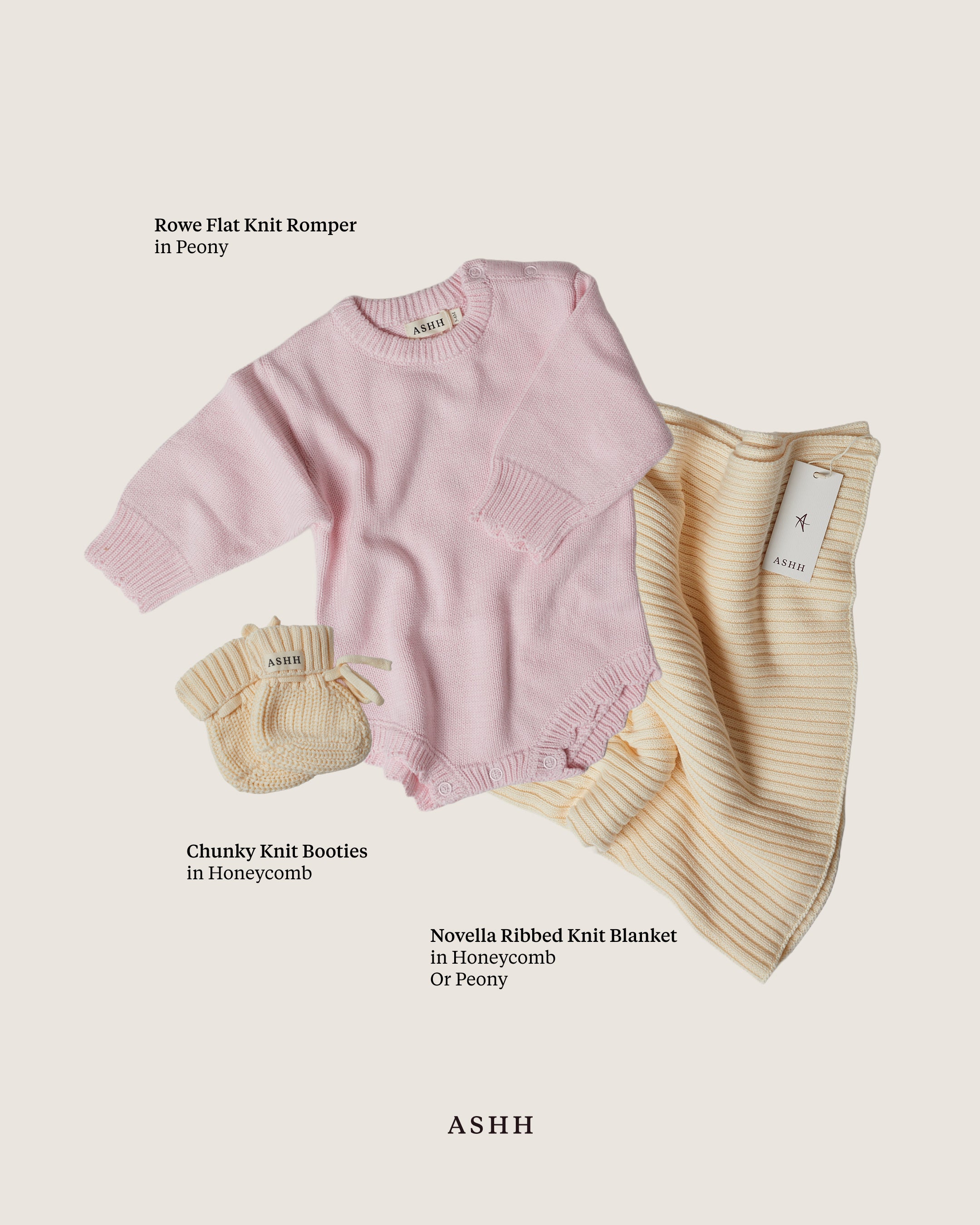 Novella Ribbed Knit Blanket | Honeycomb