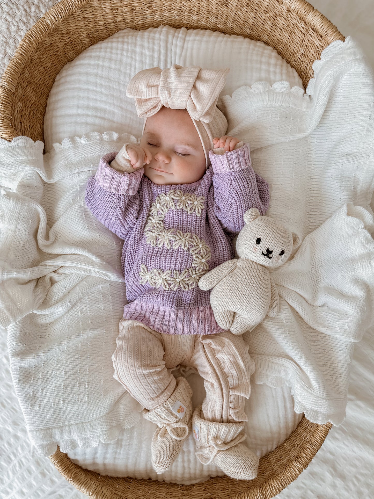 Chunky Knit Sweater - Wisteria