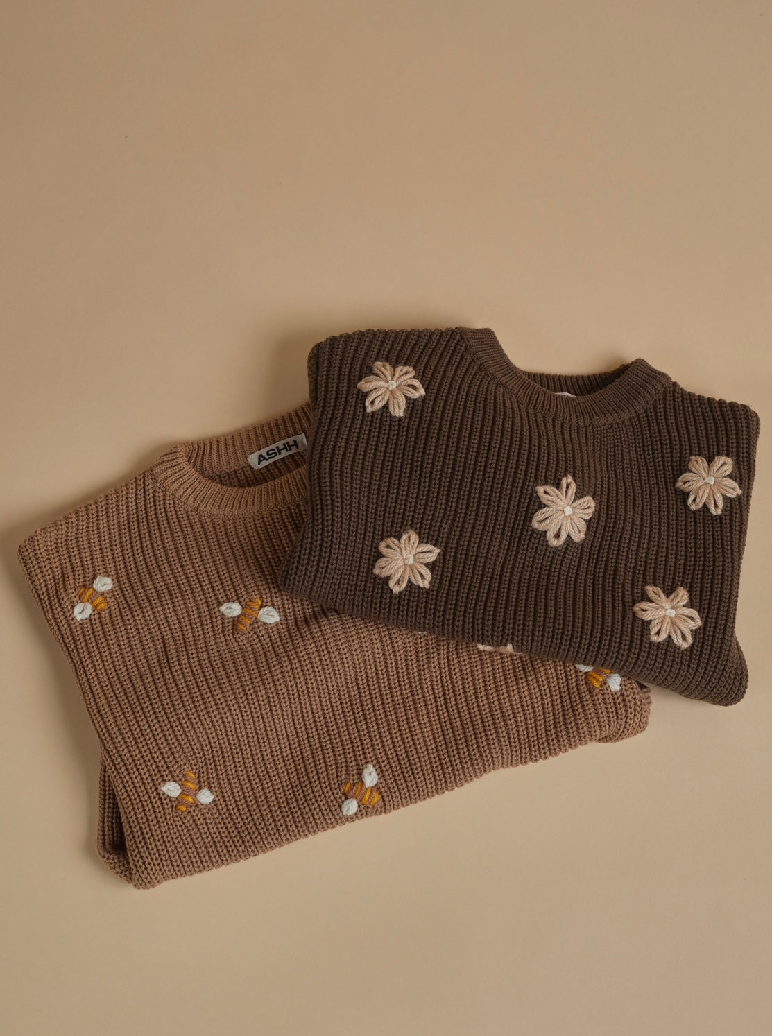 Busy Bee/Little Daisies Custom Oversized Knit Sweater