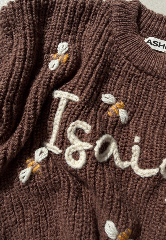 Darcy Chunky Knit Sweater - Walnut